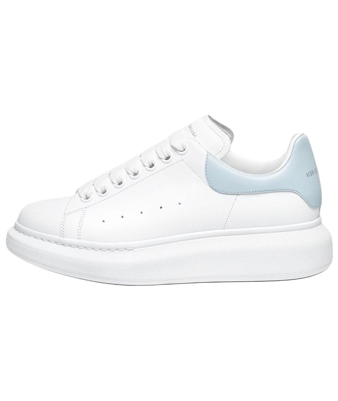 ALEXANDER MCQUEEN Белые кожаные кроссовки, фото 2