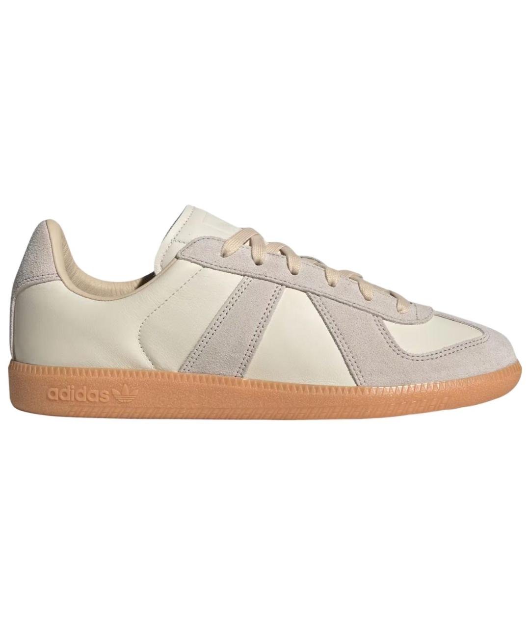 ADIDAS Белые кожаные кеды, фото 1