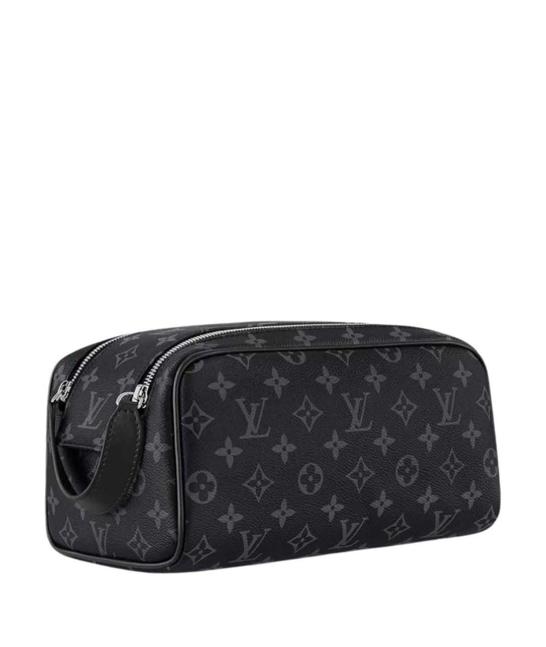 LOUIS VUITTON Черная косметичка из канвы, фото 1