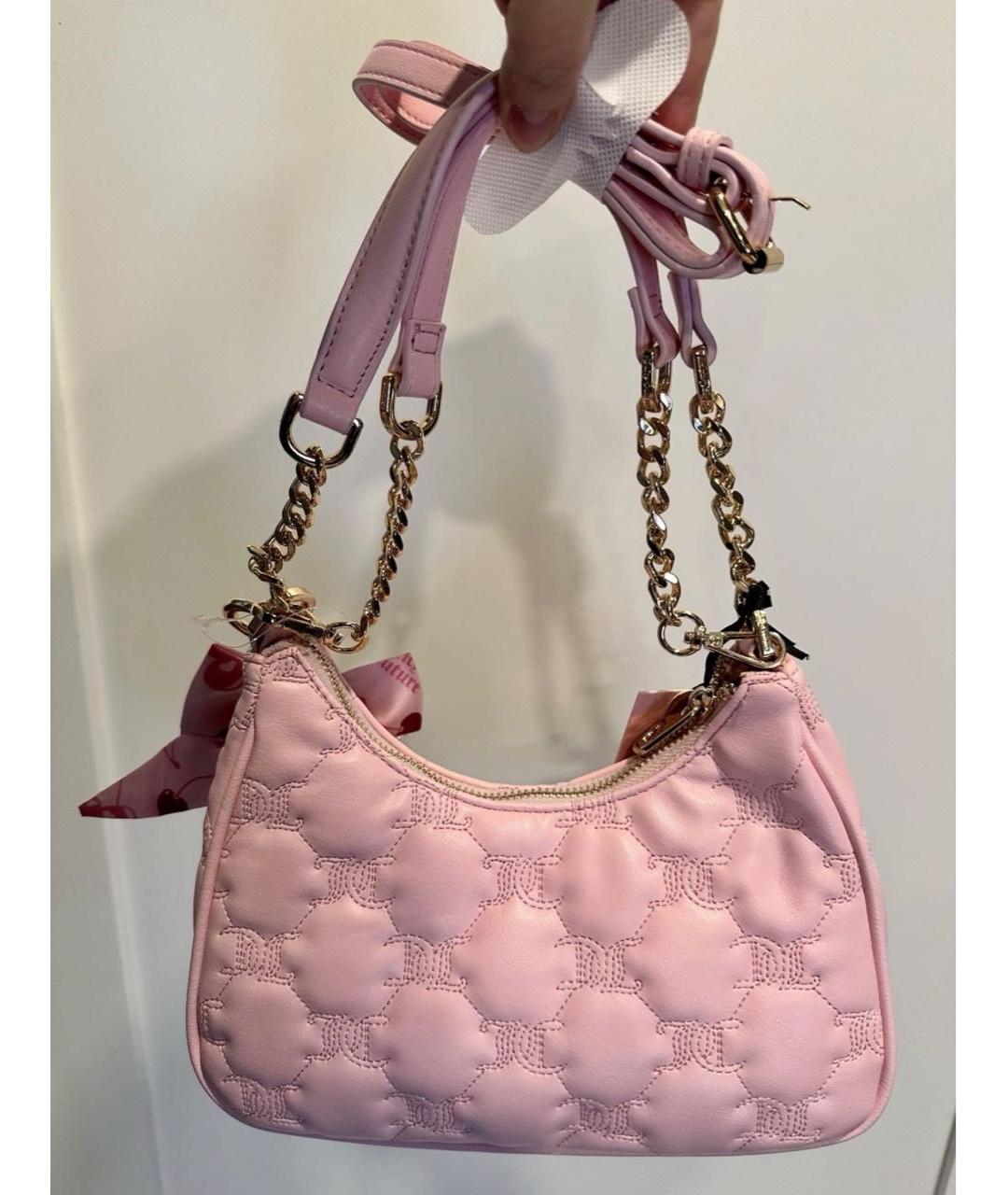 JUICY COUTURE Розовая сумка через плечо, фото 3