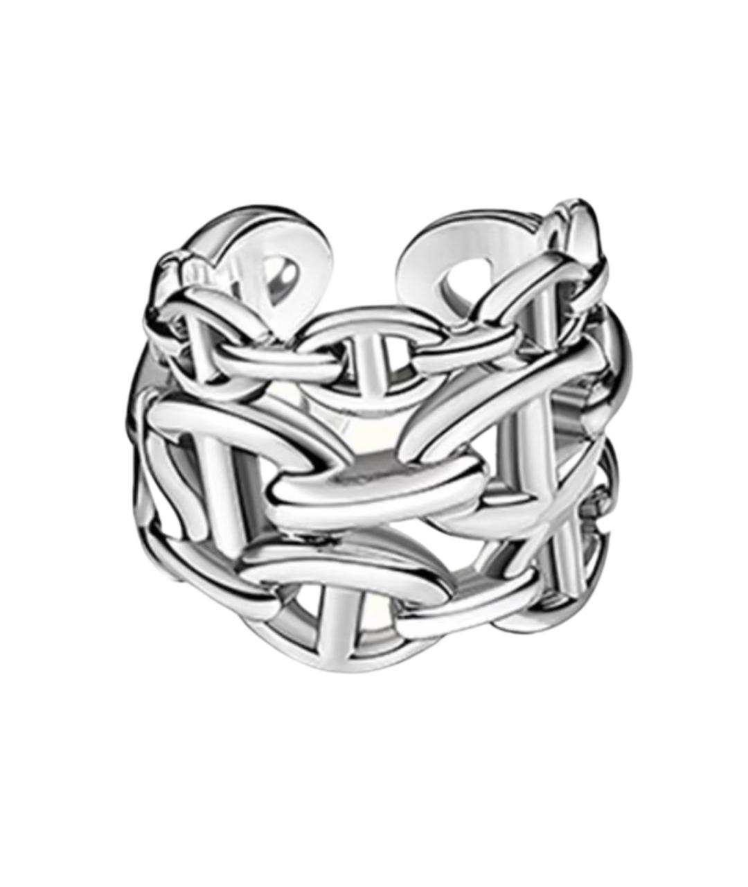 HERMES Серебряное серебряное кольцо, фото 1