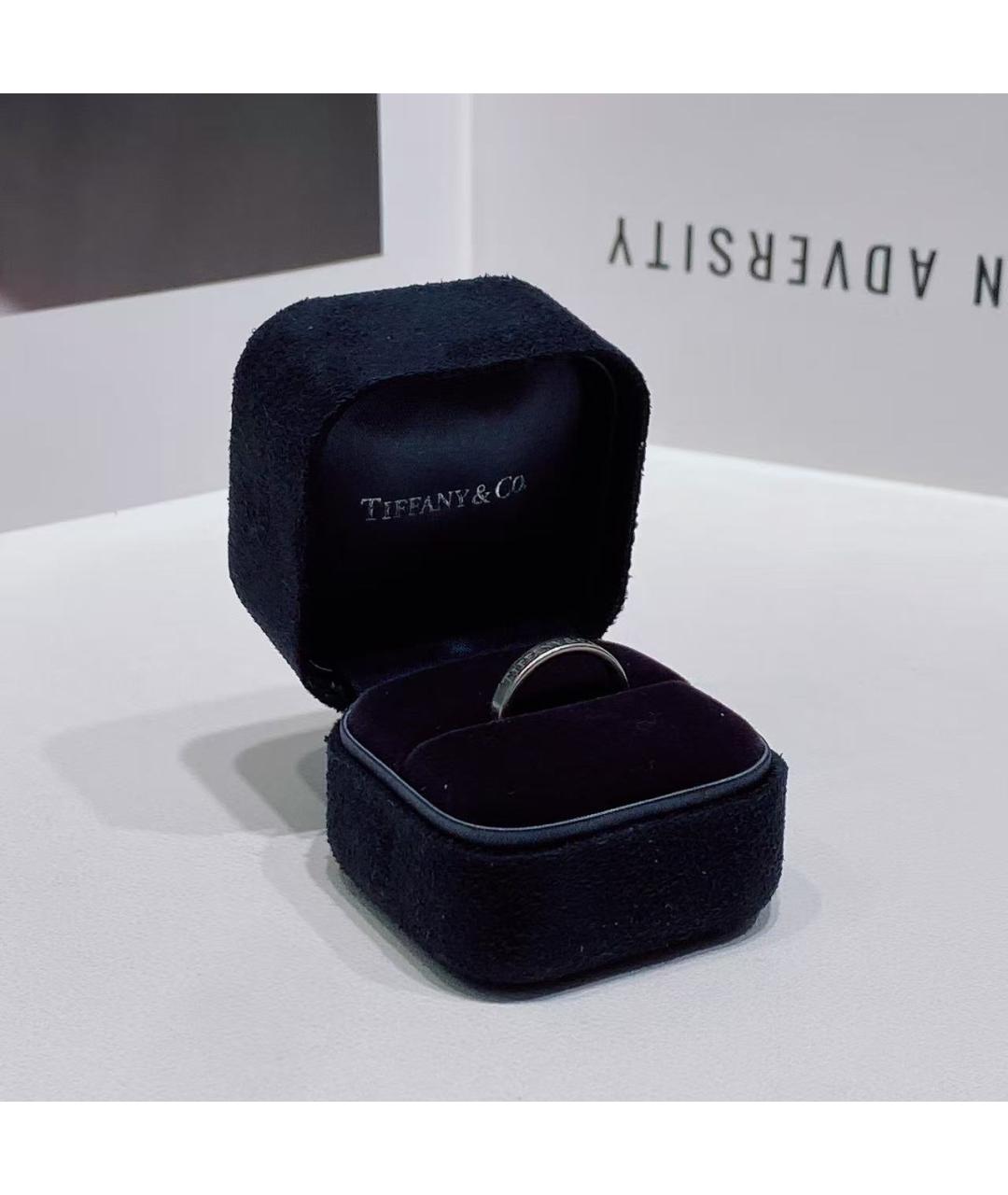 TIFFANY&CO Серебряное платиновое кольцо, фото 5
