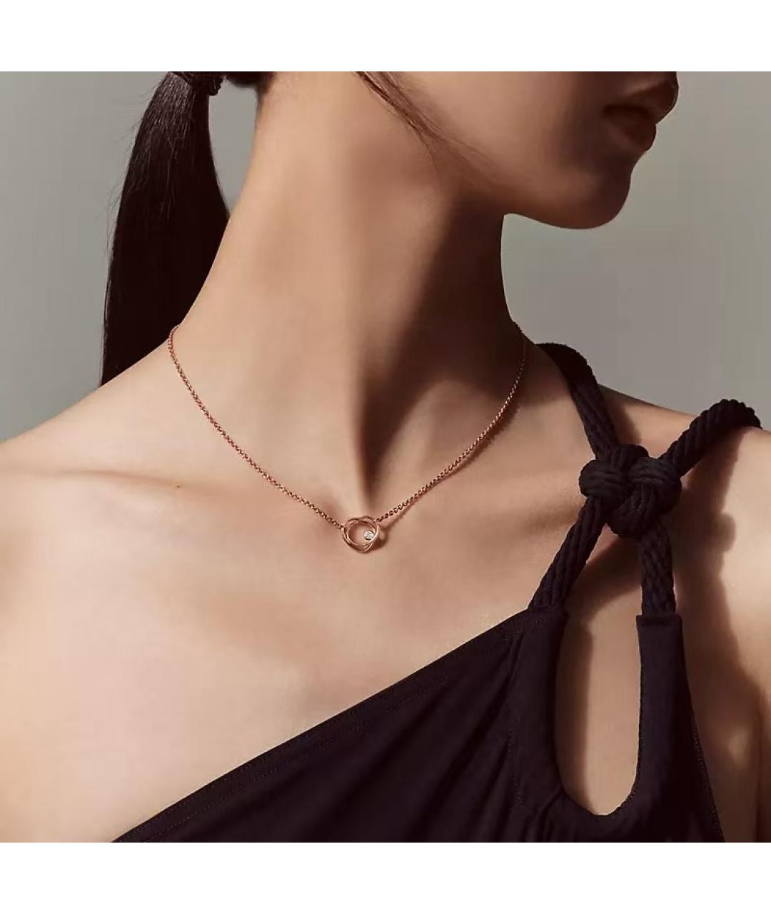 HERMES Золотой кулон из розового золота, фото 5