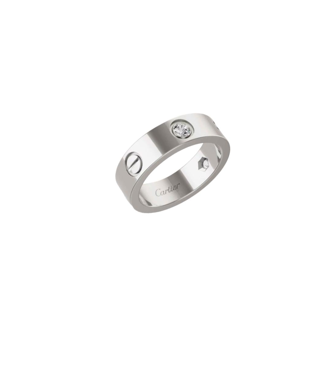 CARTIER Серебряное кольцо из белого золота, фото 5