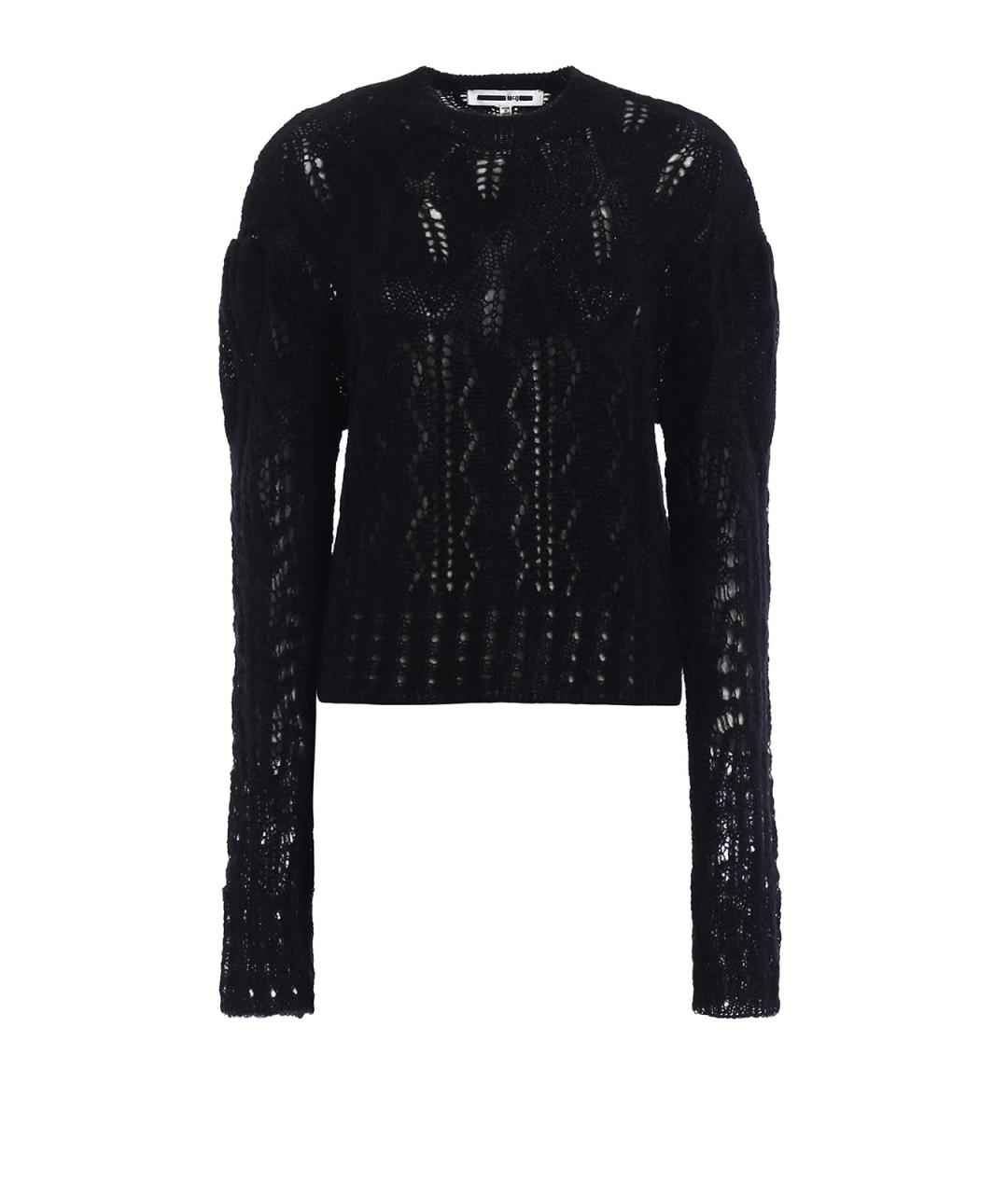 MCQ ALEXANDER MCQUEEN Черный шерстяной джемпер / свитер, фото 1
