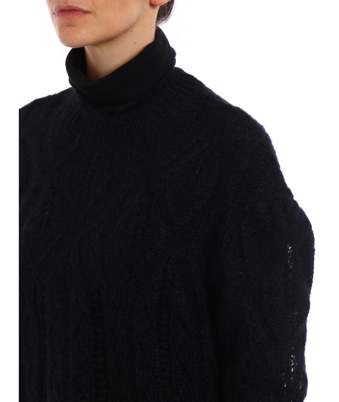 MCQ ALEXANDER MCQUEEN Черный шерстяной джемпер / свитер, фото 5