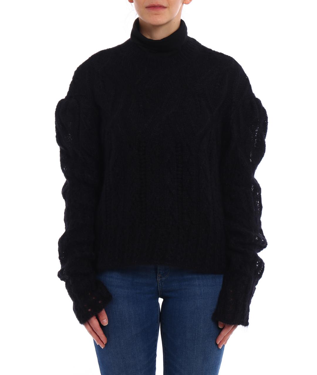 MCQ ALEXANDER MCQUEEN Черный шерстяной джемпер / свитер, фото 2