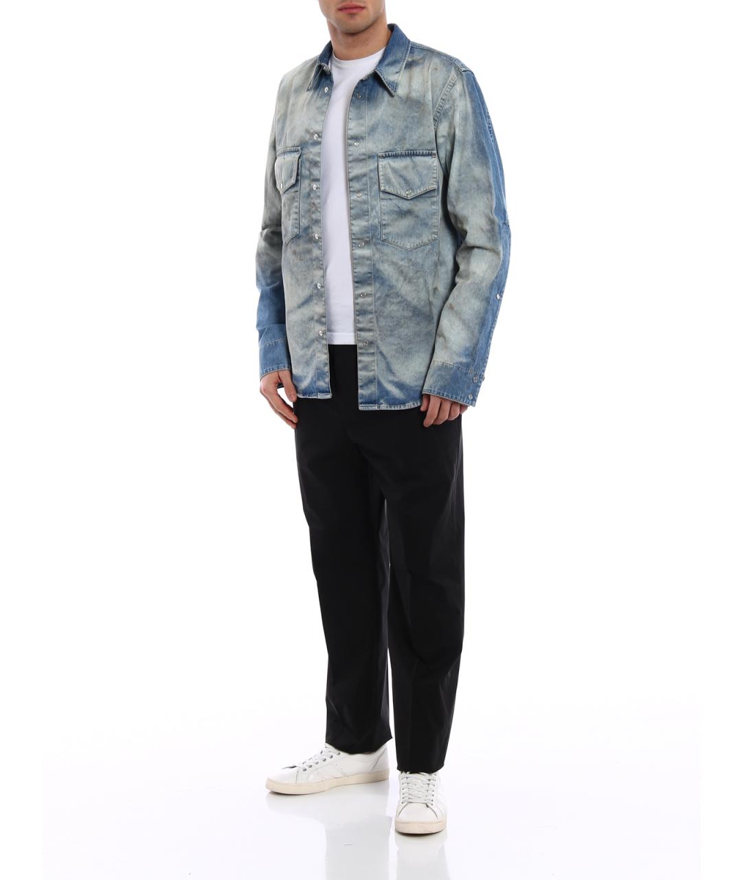 GOLDEN GOOSE Черные хлопковые повседневные брюки, фото 2