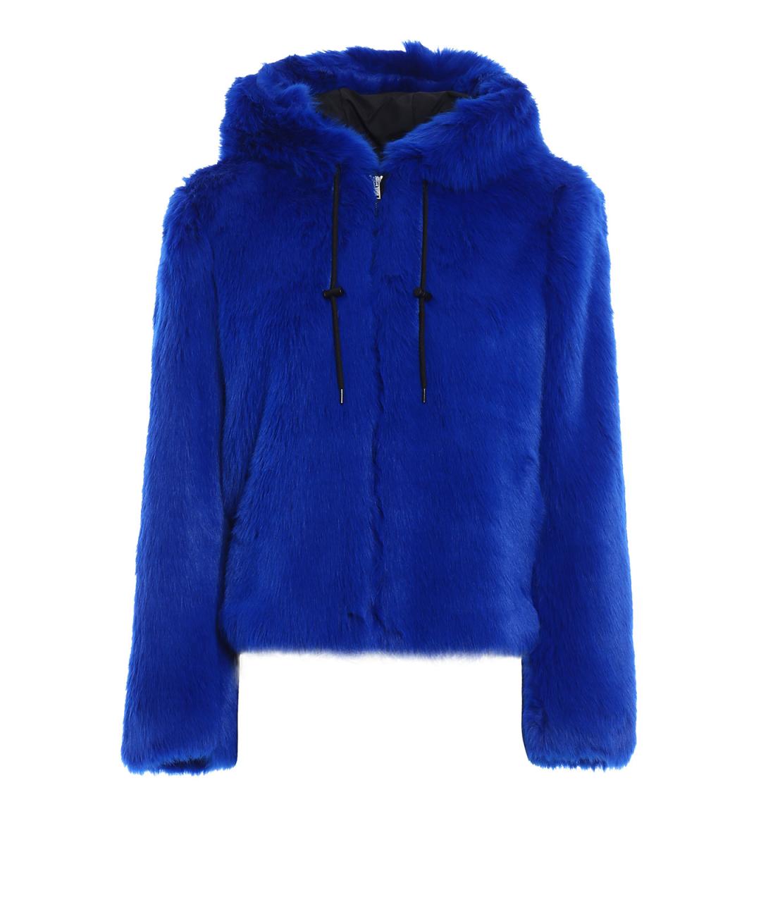 MSGM Синяя полиэстеровая шуба, фото 1