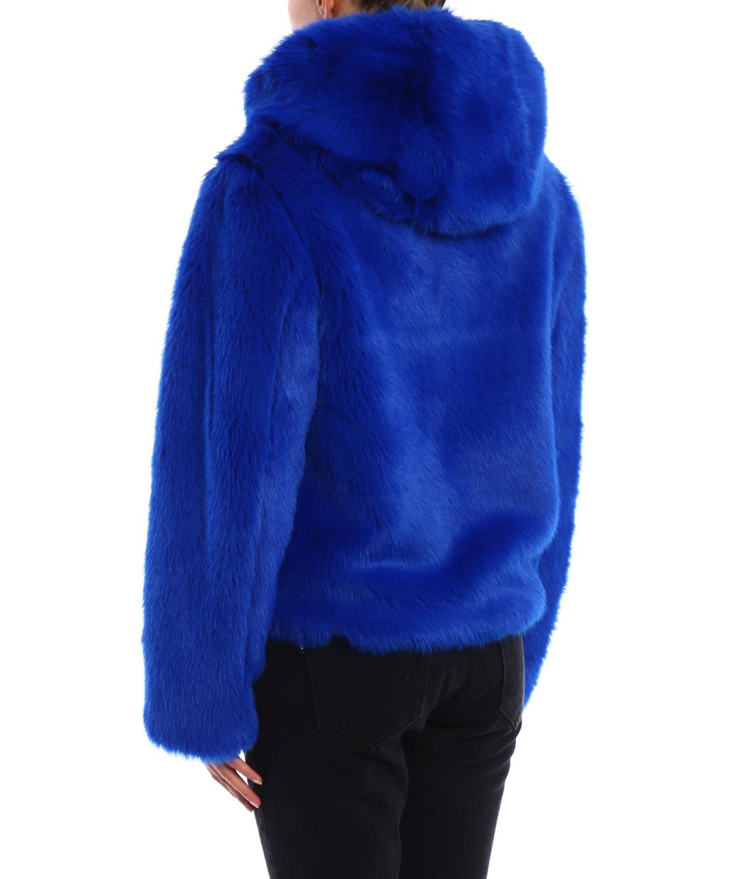 MSGM Синяя полиэстеровая шуба, фото 3