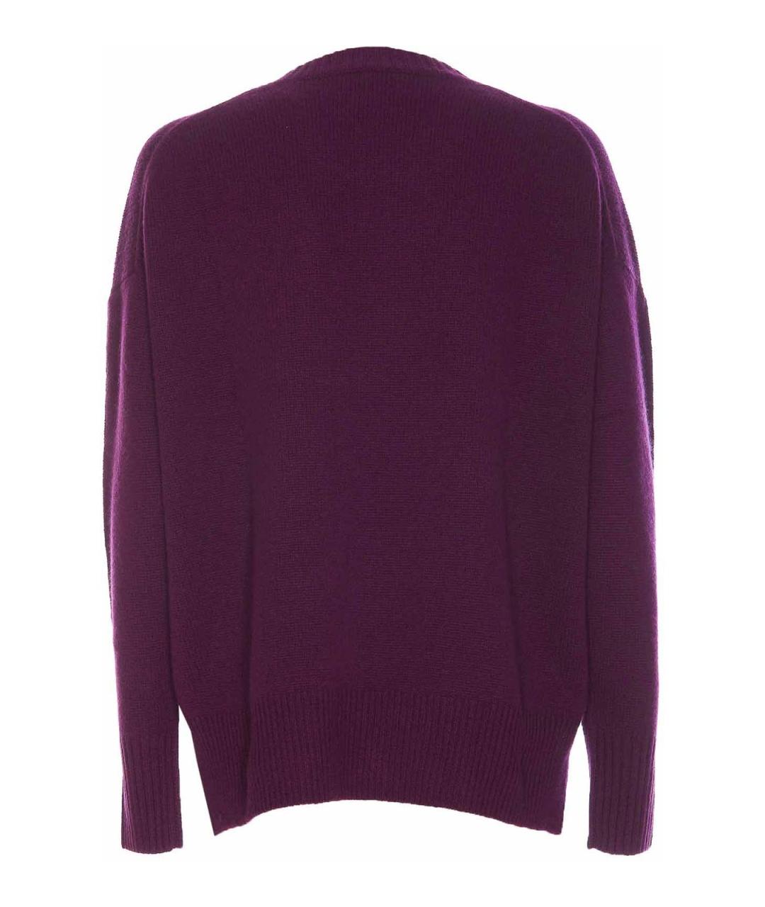 ALLUDE Фиолетовый кашемировый джемпер / свитер, фото 2