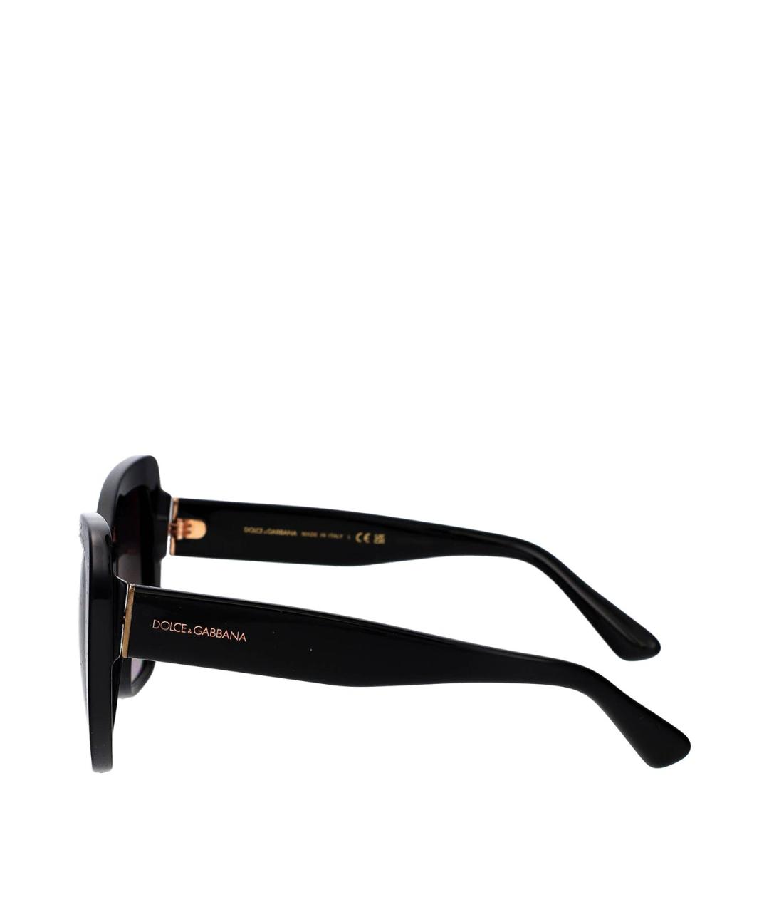 DOLCE&GABBANA Черные солнцезащитные очки, фото 3