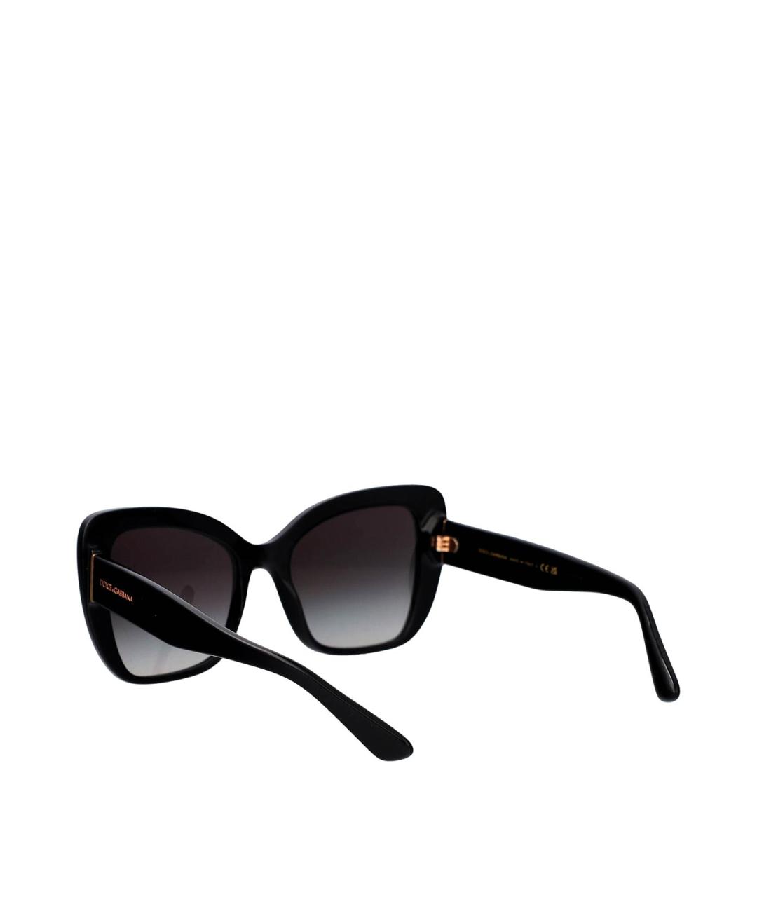 DOLCE&GABBANA Черные солнцезащитные очки, фото 4