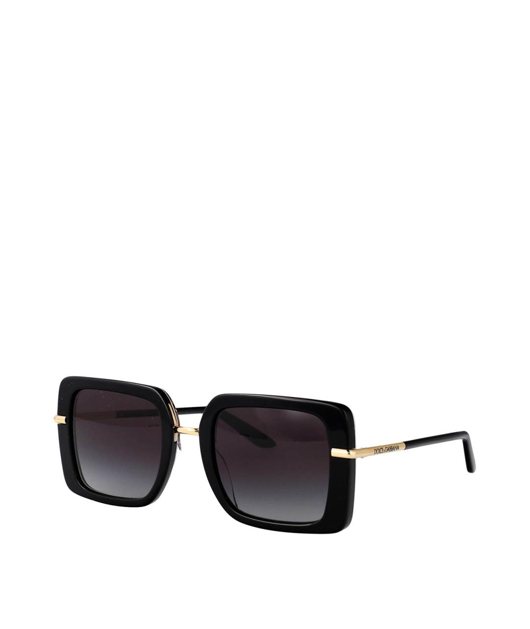 DOLCE&GABBANA Черные солнцезащитные очки, фото 2