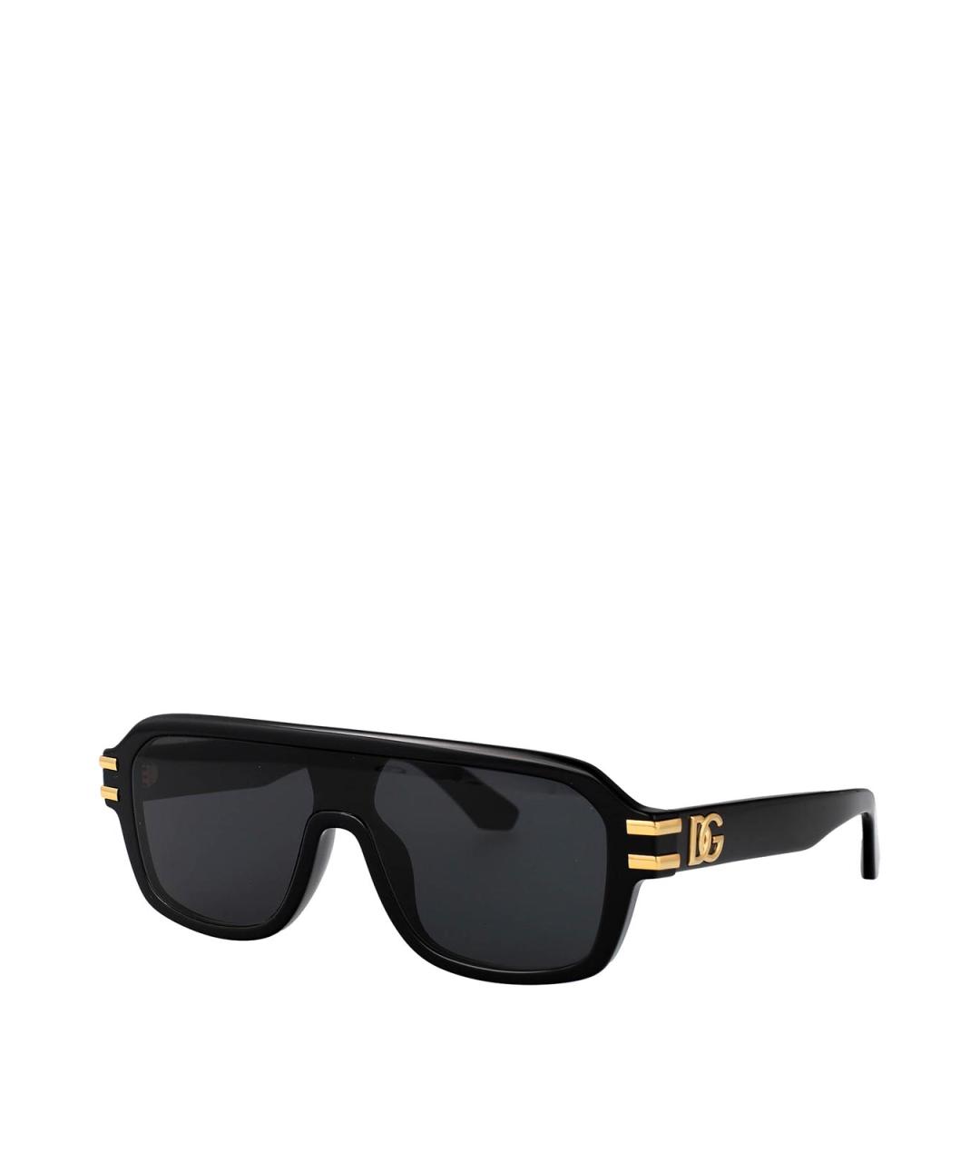 DOLCE&GABBANA Черные солнцезащитные очки, фото 2