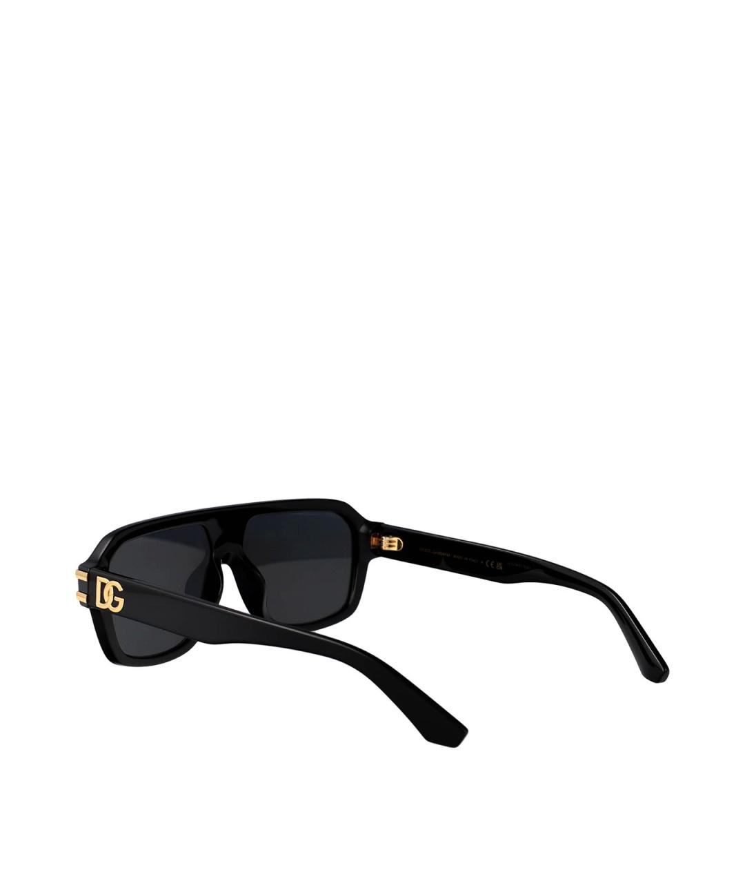 DOLCE&GABBANA Черные солнцезащитные очки, фото 4