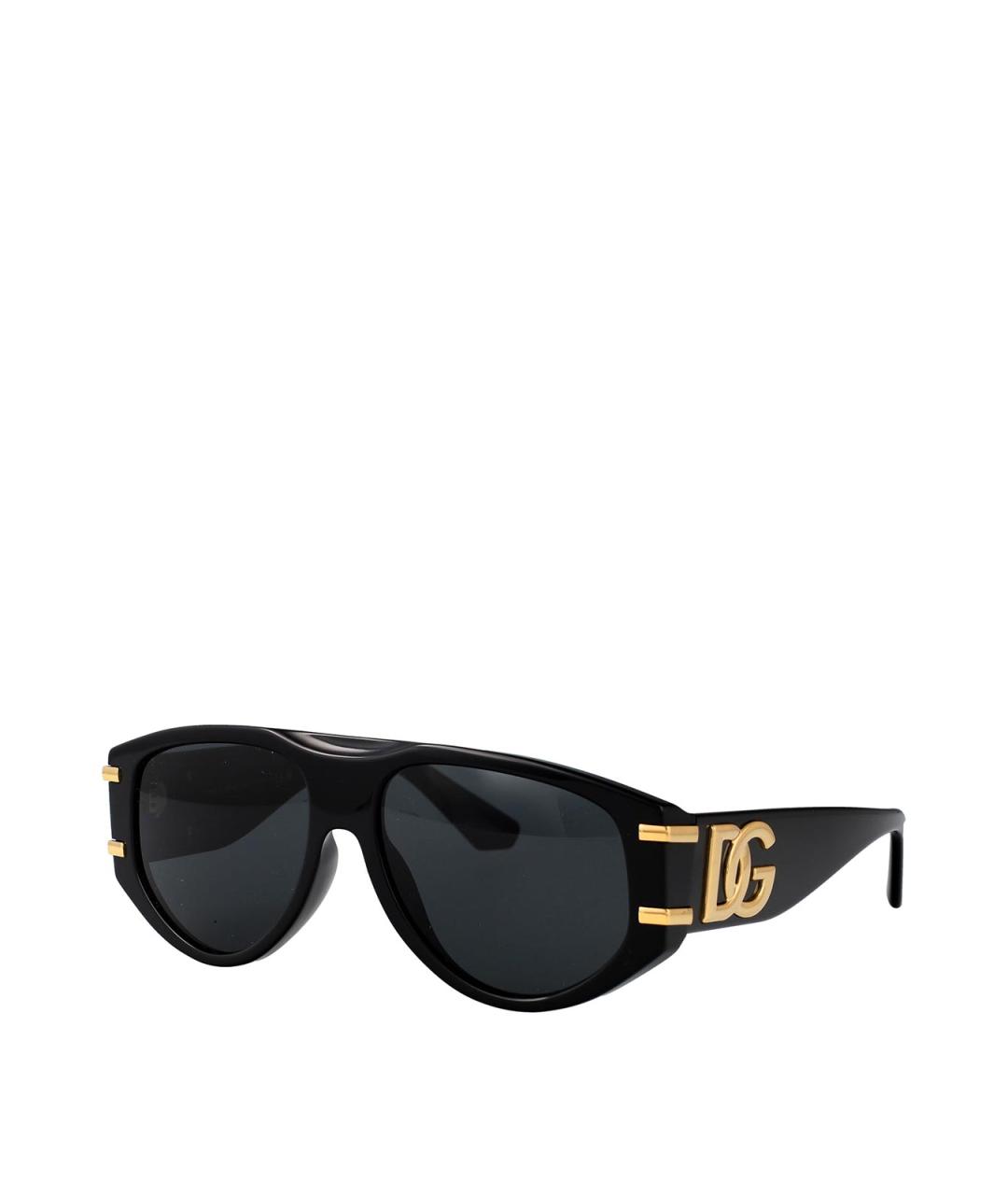 DOLCE&GABBANA Черные солнцезащитные очки, фото 2