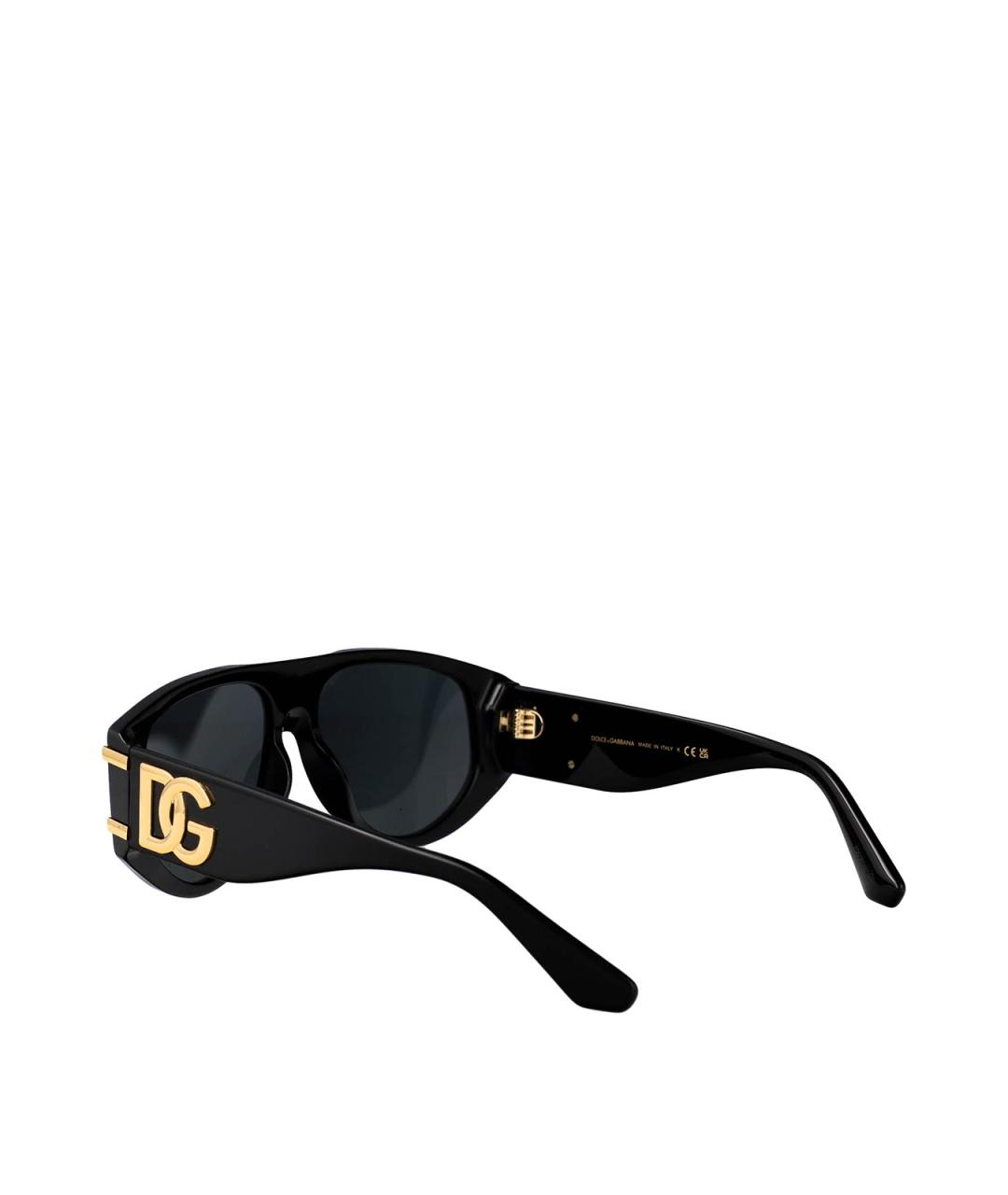 DOLCE&GABBANA Черные солнцезащитные очки, фото 4