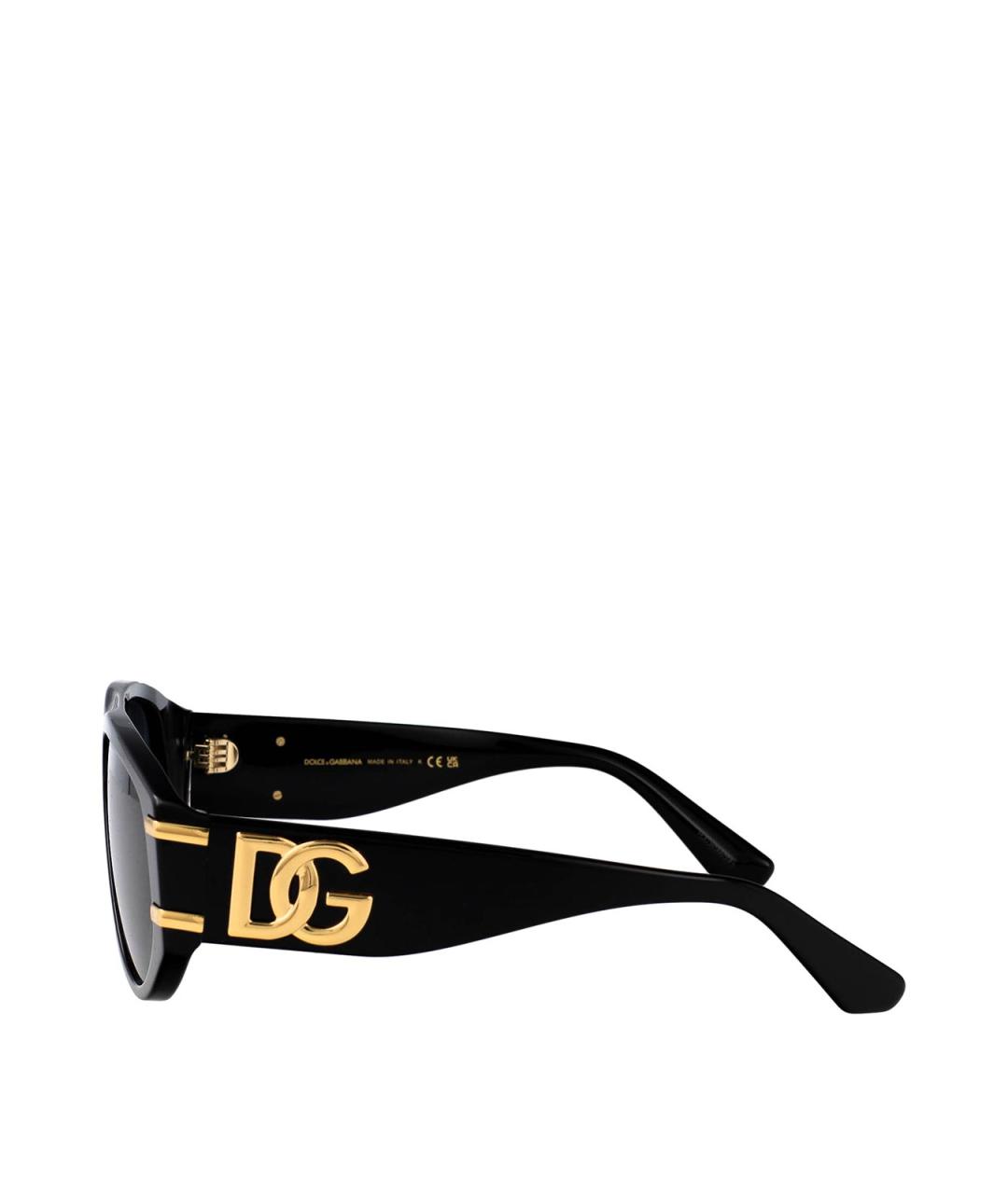 DOLCE&GABBANA Черные солнцезащитные очки, фото 3