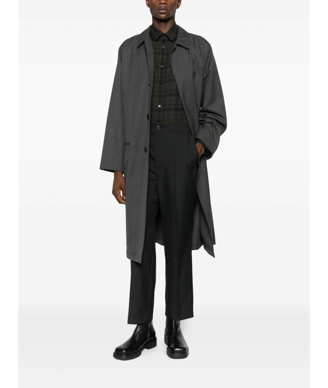 SAINT LAURENT Зеленая хлопковая кэжуал рубашка, фото 3