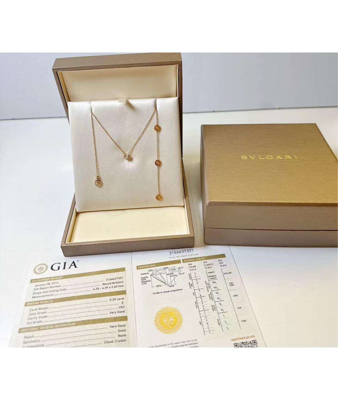 BVLGARI Золотая подвеска, фото 4