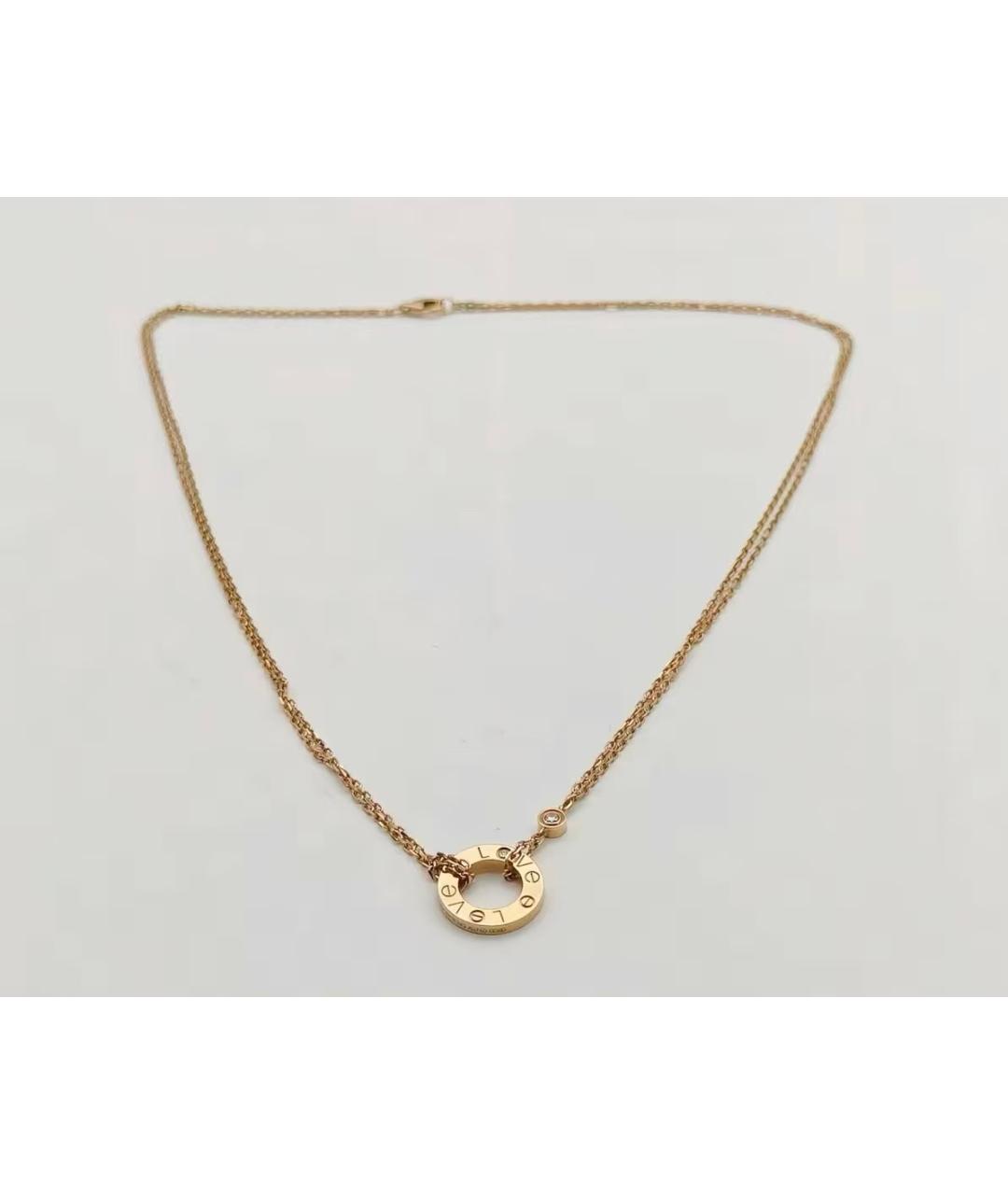 CARTIER Золотая подвеска из розового золота, фото 4