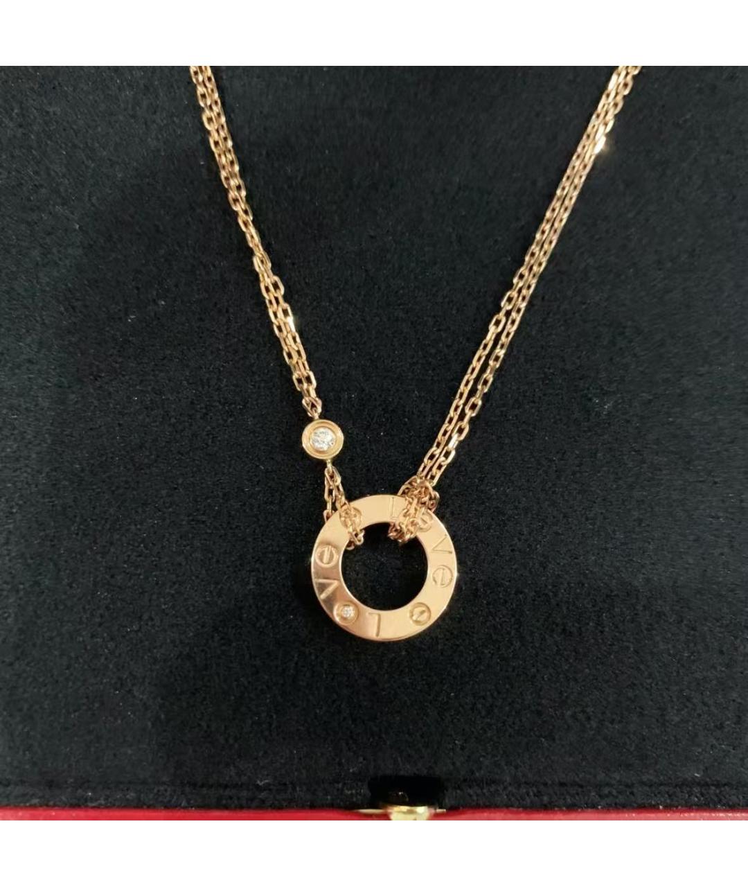 CARTIER Золотая подвеска из розового золота, фото 2