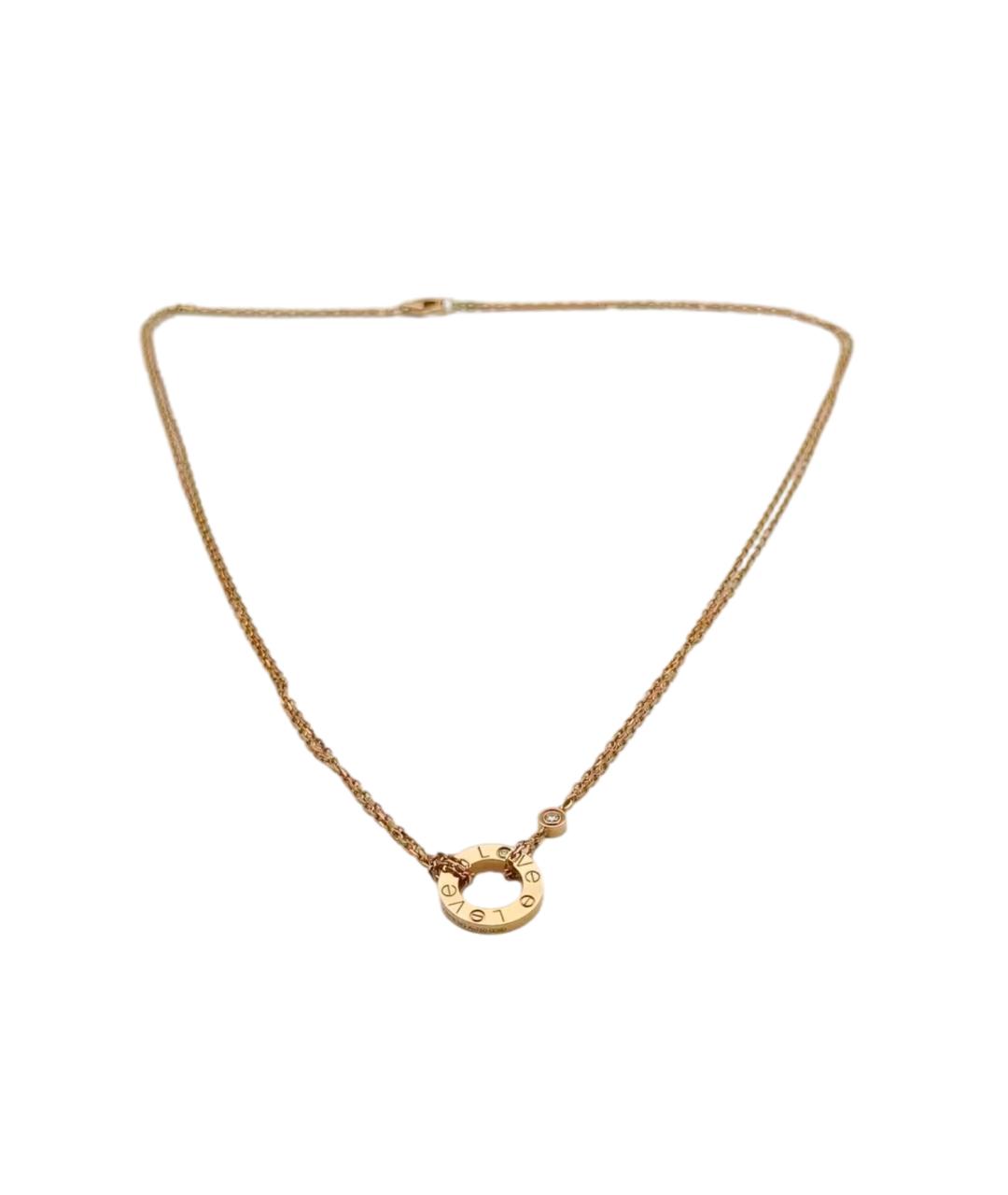 CARTIER Золотая подвеска из розового золота, фото 5
