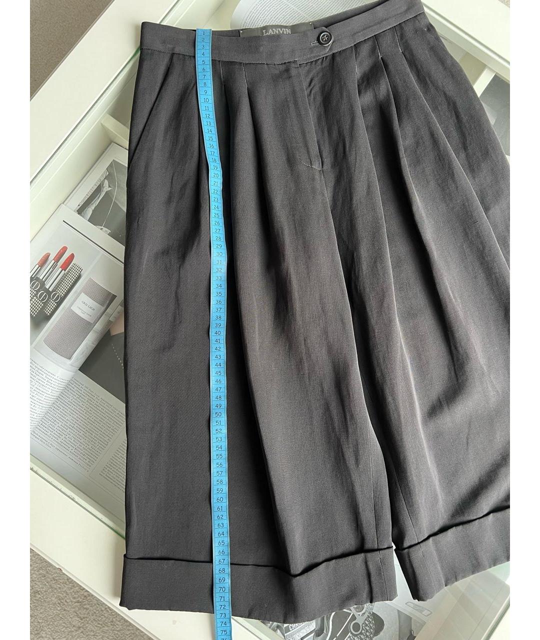 LANVIN Черные капри, фото 3