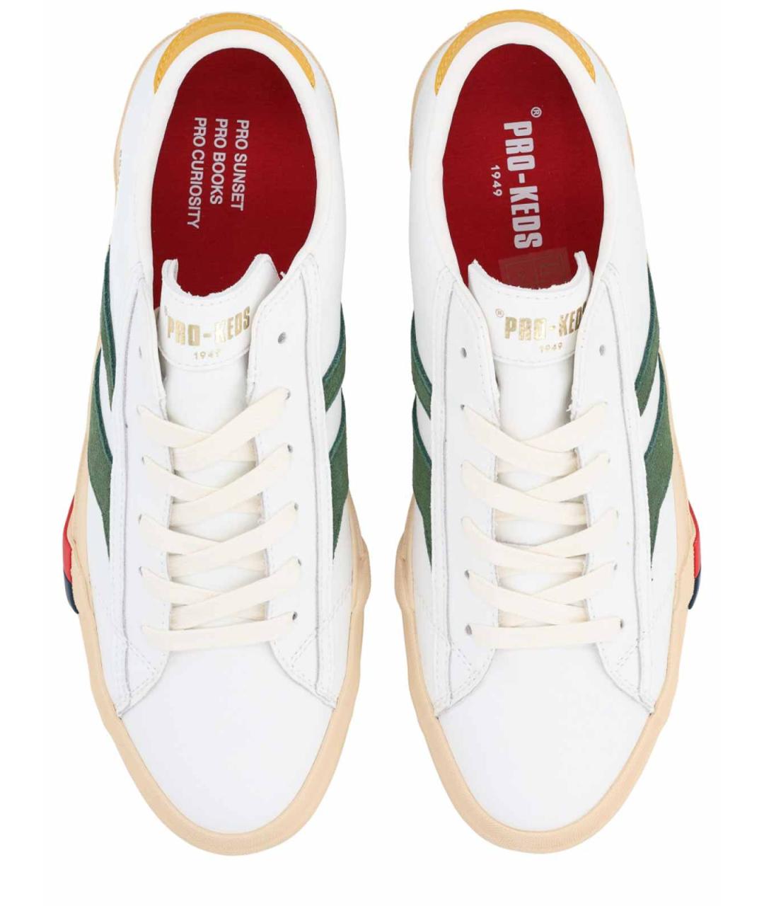 PRO-KEDS Белые кожаные низкие кроссовки / кеды, фото 5