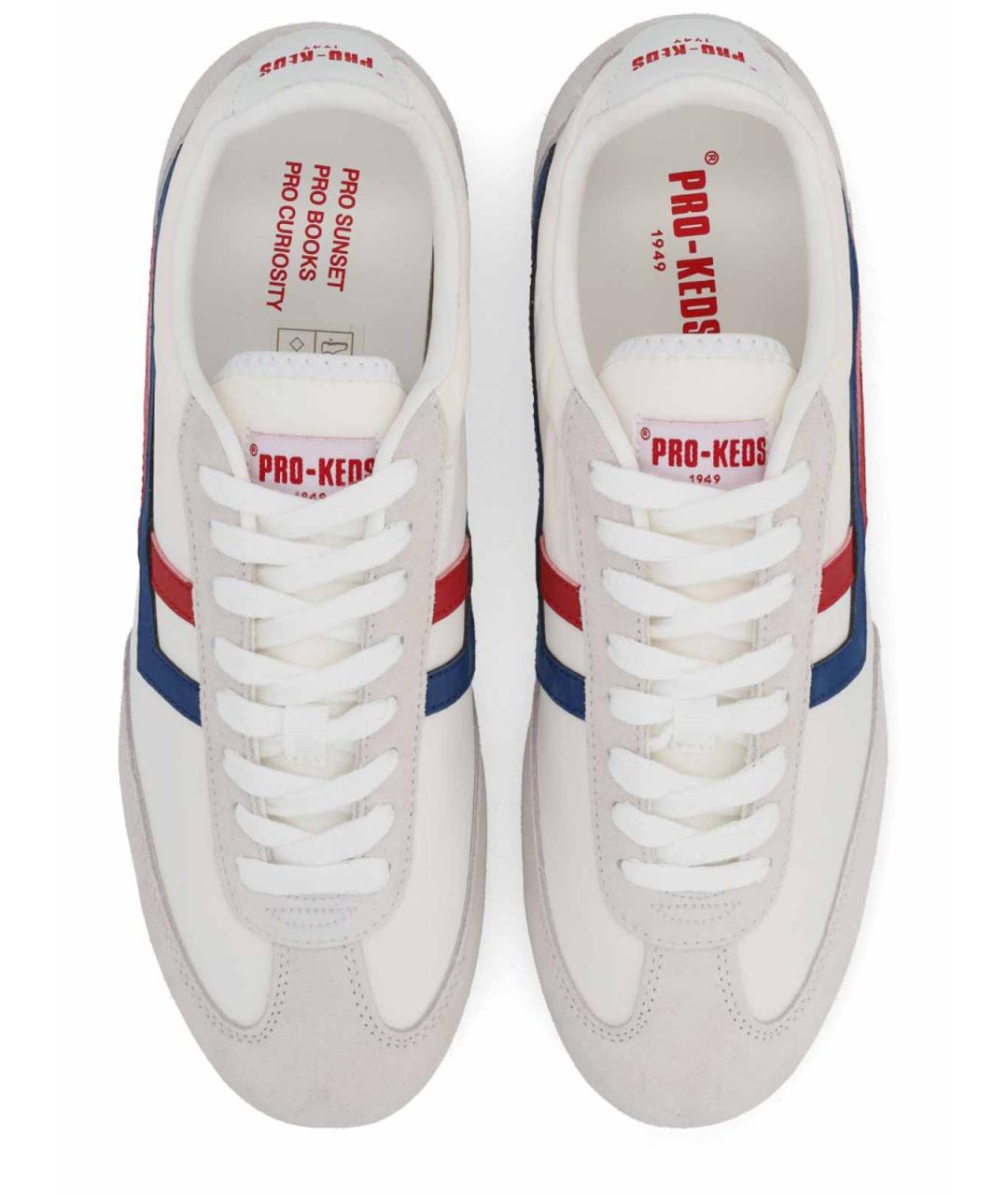 PRO-KEDS Белые замшевые низкие кроссовки / кеды, фото 5