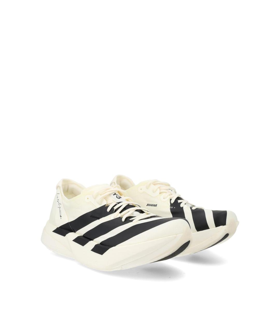 Y-3 Белые текстильные кроссовки, фото 2