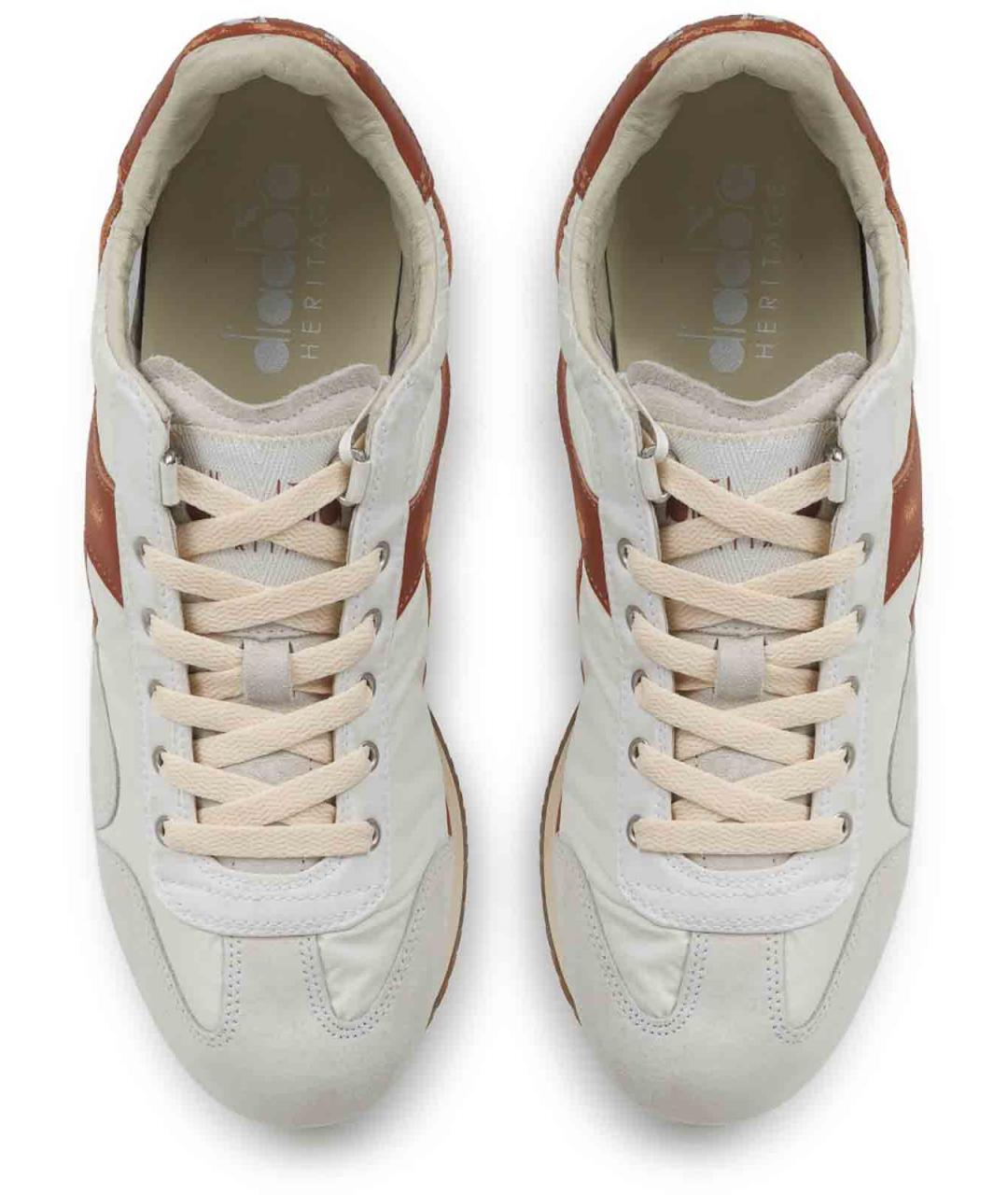 DIADORA HERITAGE Белые низкие кроссовки / кеды, фото 5