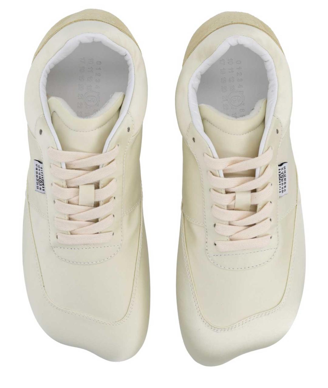 MM6 MAISON MARGIELA Белые синтетические кроссовки, фото 5