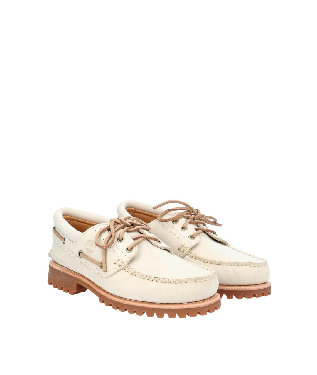 TIMBERLAND Бежевые кожаные лоферы, фото 2