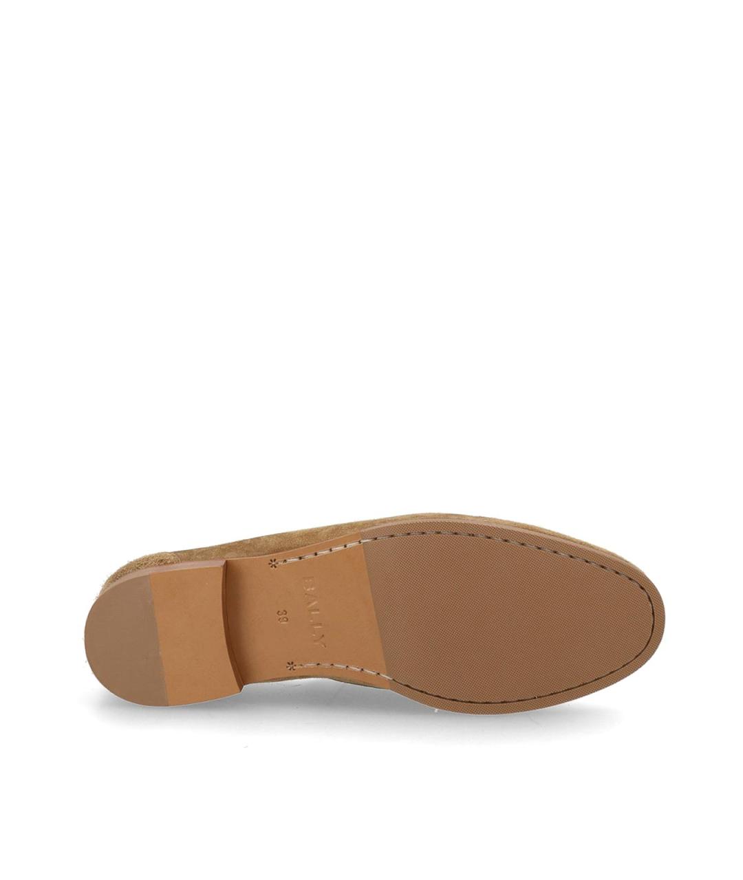 BALLY Коричневые замшевые лоферы, фото 6