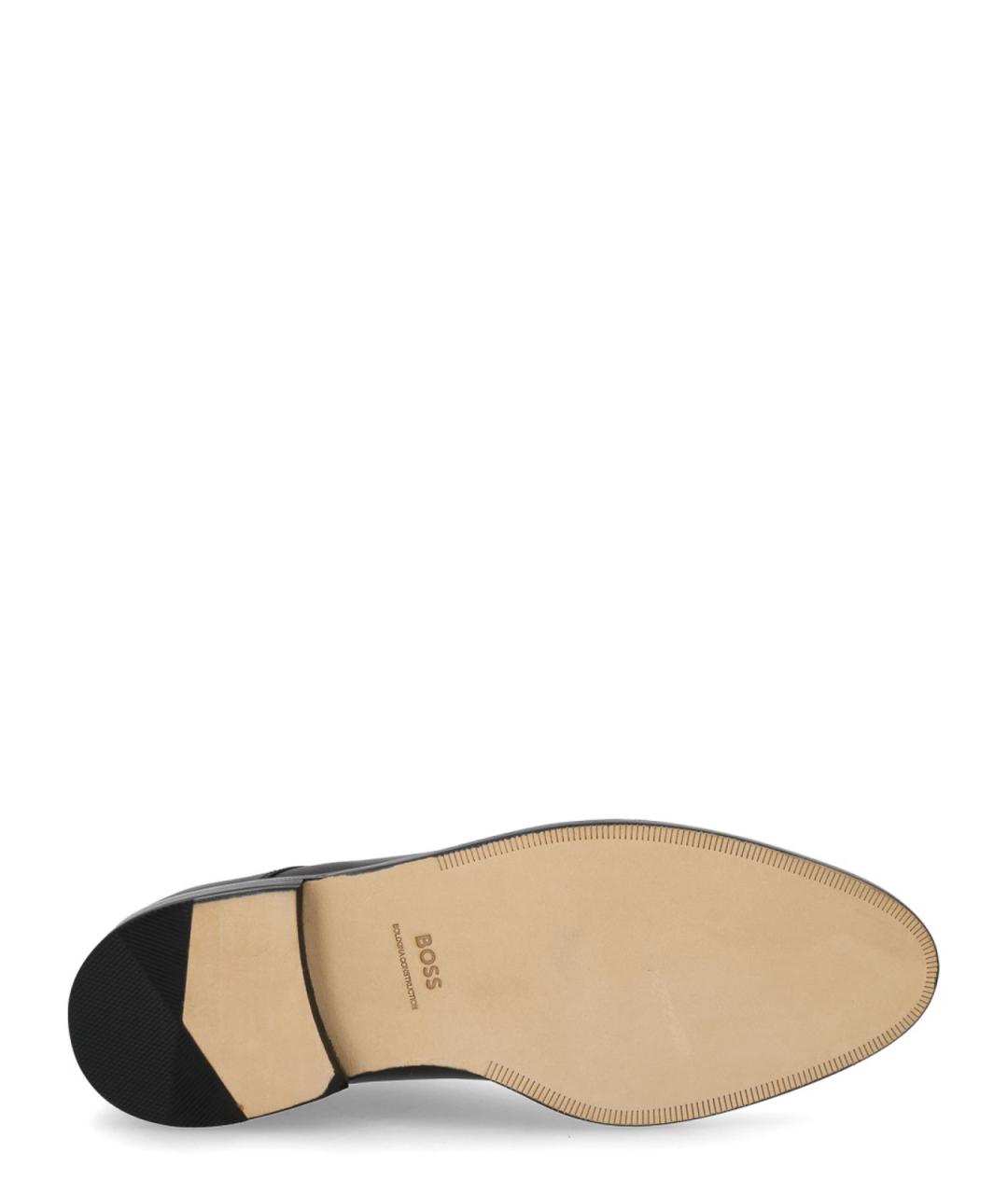 HUGO BOSS Черные кожаные туфли, фото 6