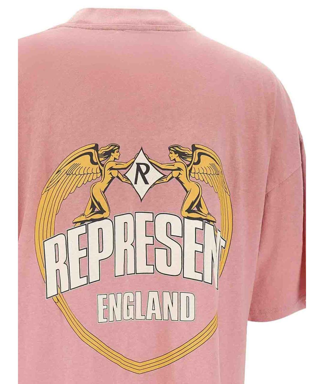 REPRESENT Розовая футболка, фото 4