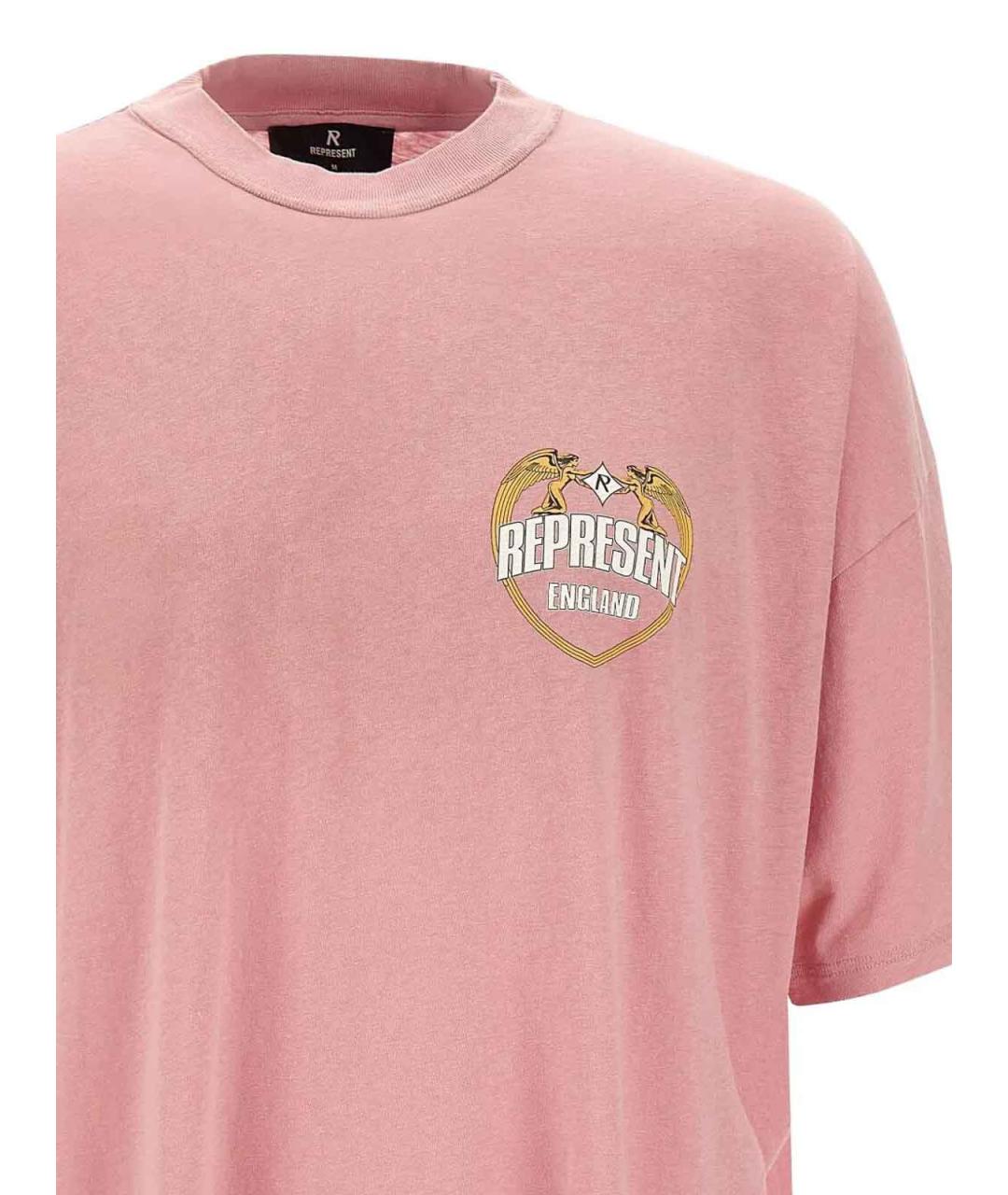 REPRESENT Розовая футболка, фото 5