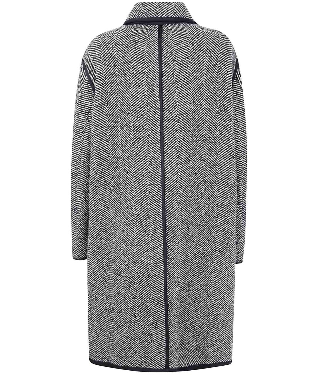 JIL SANDER Серое шерстяное пальто, фото 2