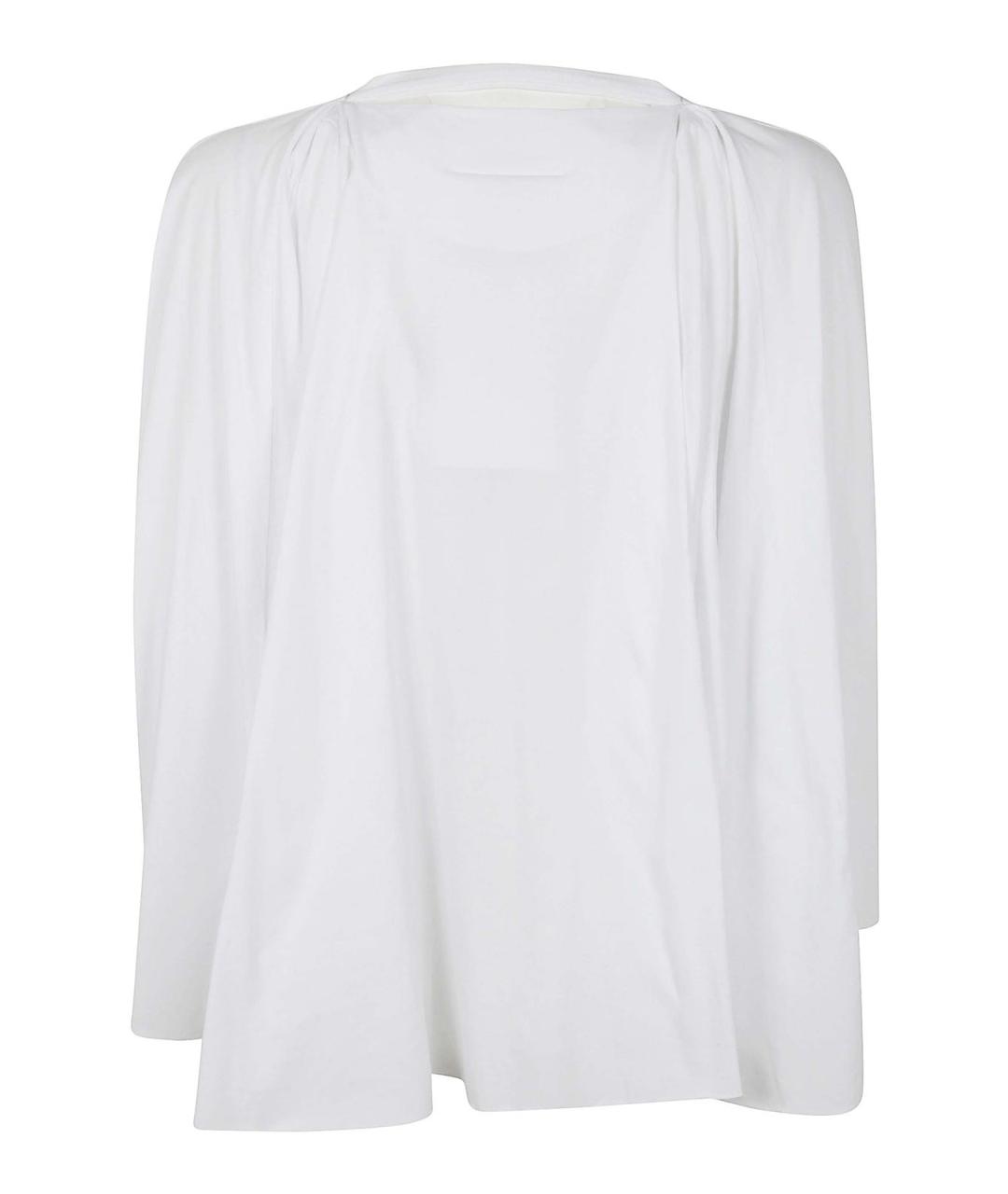 MM6 MAISON MARGIELA Белый хлопковый джемпер / свитер, фото 2