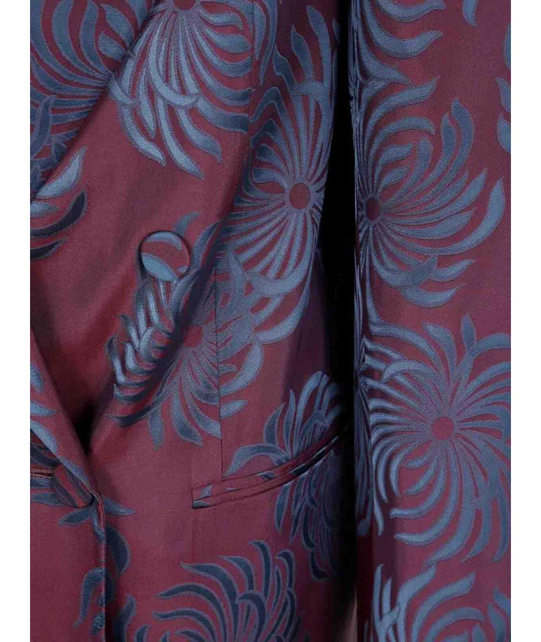 DRIES VAN NOTEN Красный ацетатный жакет/пиджак, фото 3