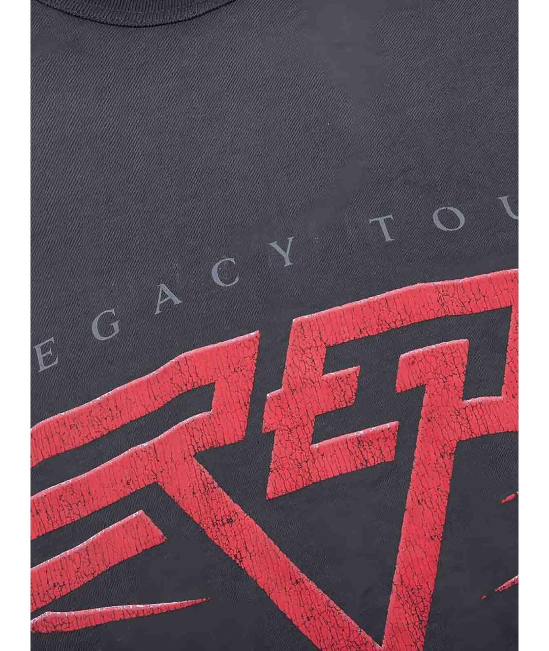 REPRESENT Серая хлопковая футболка, фото 4