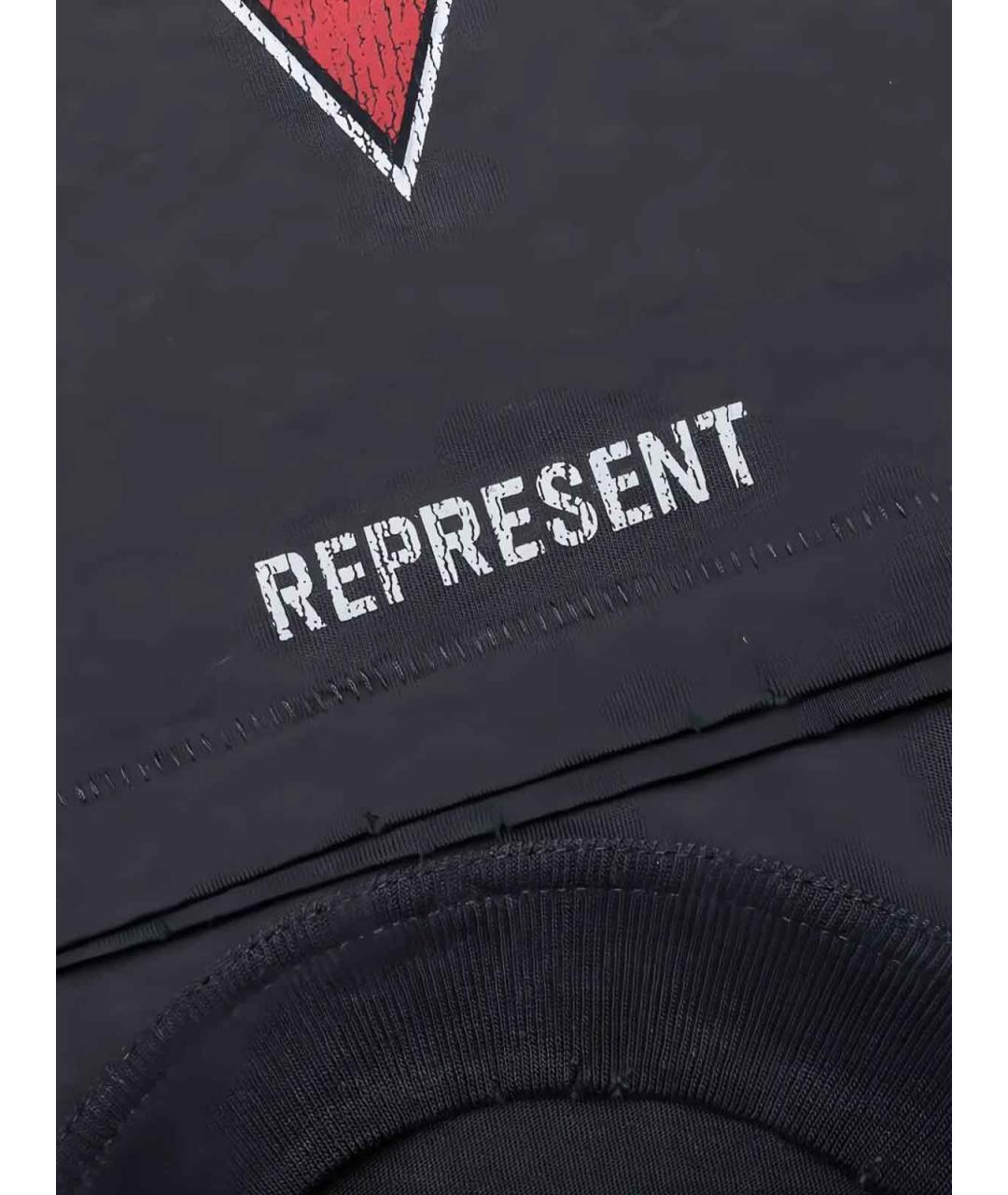 REPRESENT Серая хлопковая футболка, фото 3
