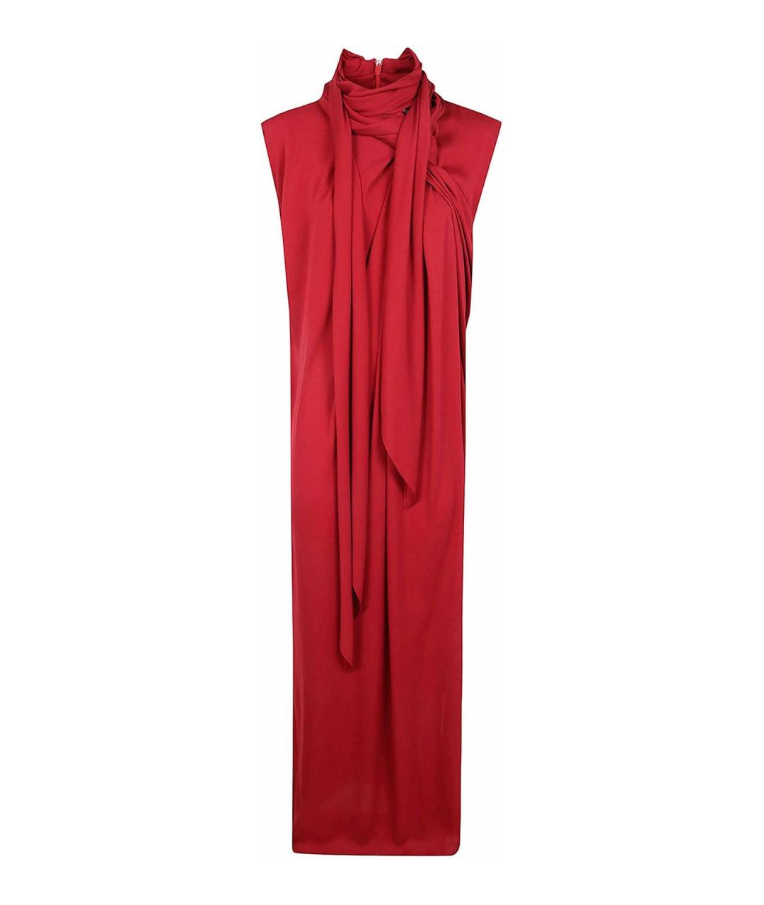 LANVIN Красное полиэстеровое вечернее платье, фото 1
