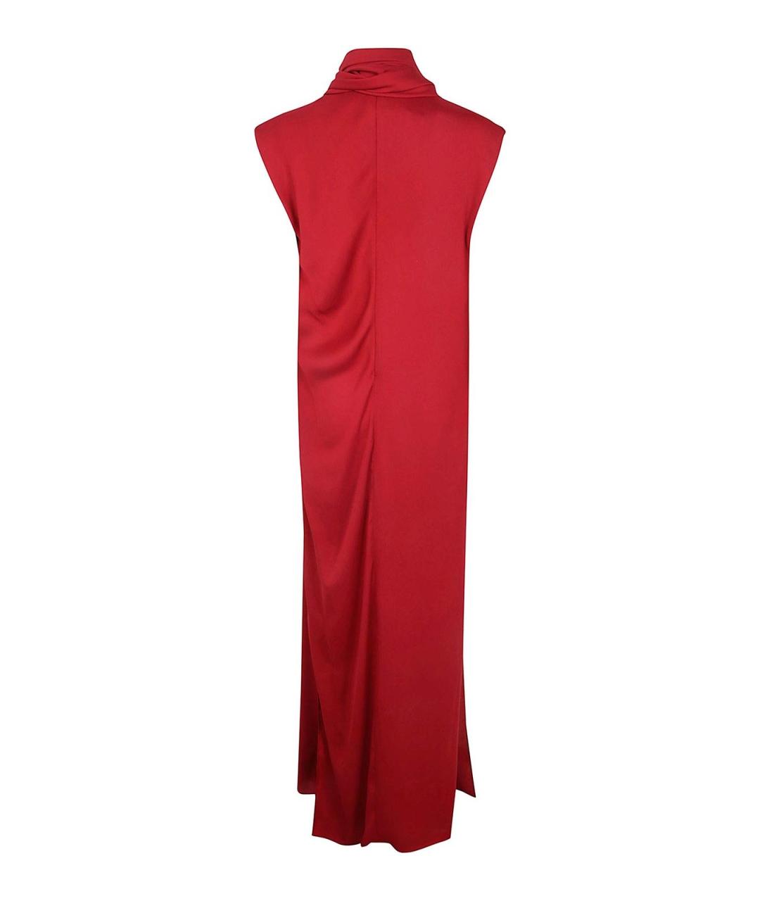 LANVIN Красное полиэстеровое вечернее платье, фото 2