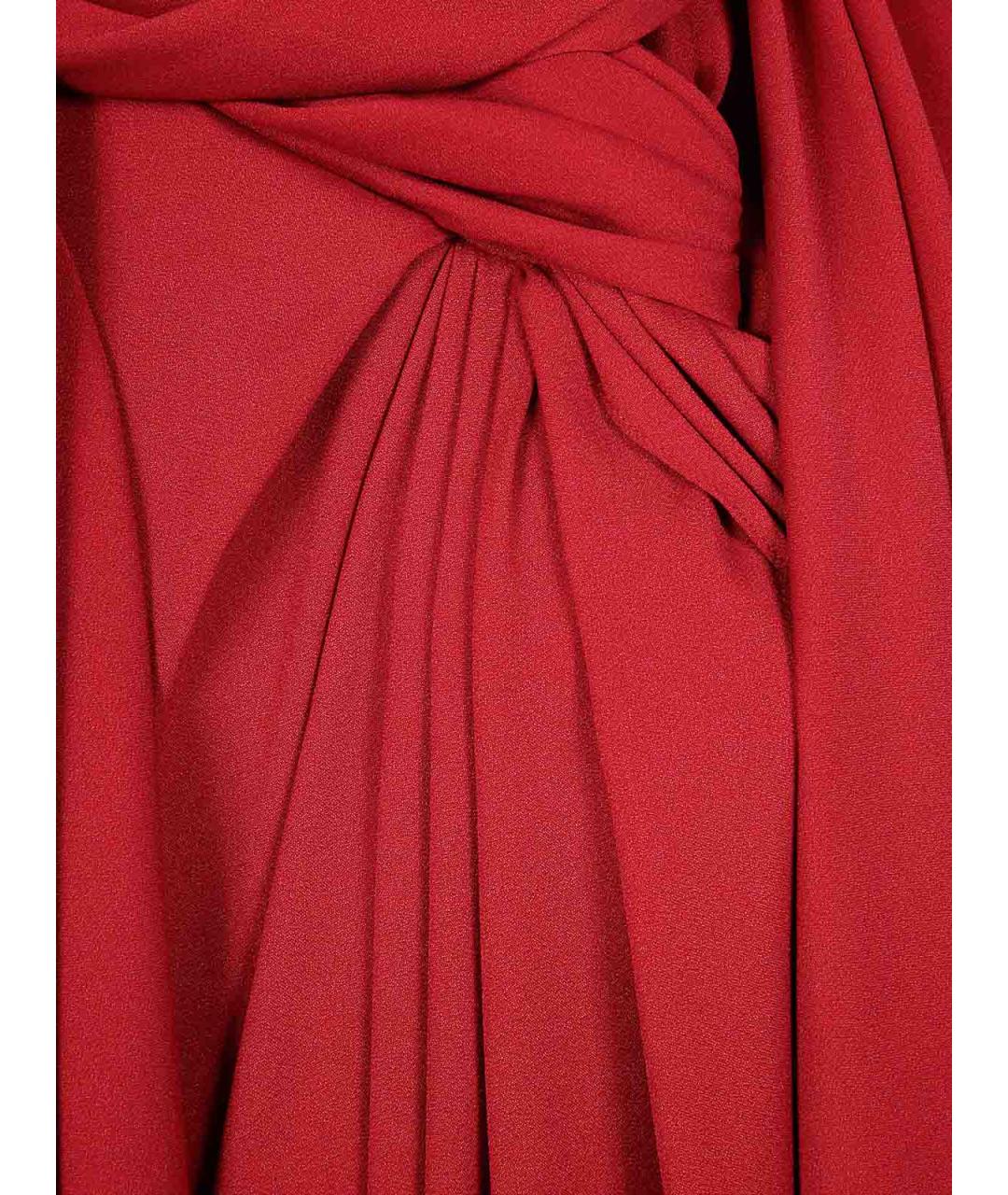 LANVIN Красное полиэстеровое вечернее платье, фото 3