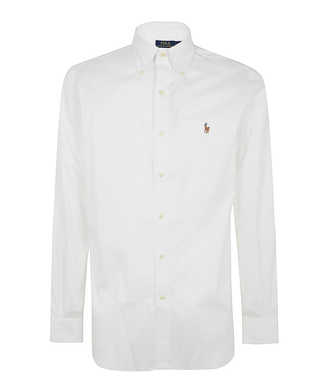 POLO RALPH LAUREN Белая хлопковая кэжуал рубашка, фото 1