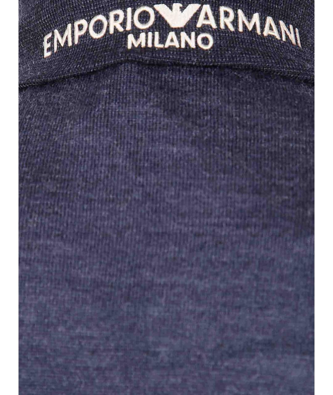 EMPORIO ARMANI Серый шерстяной джемпер / свитер, фото 3