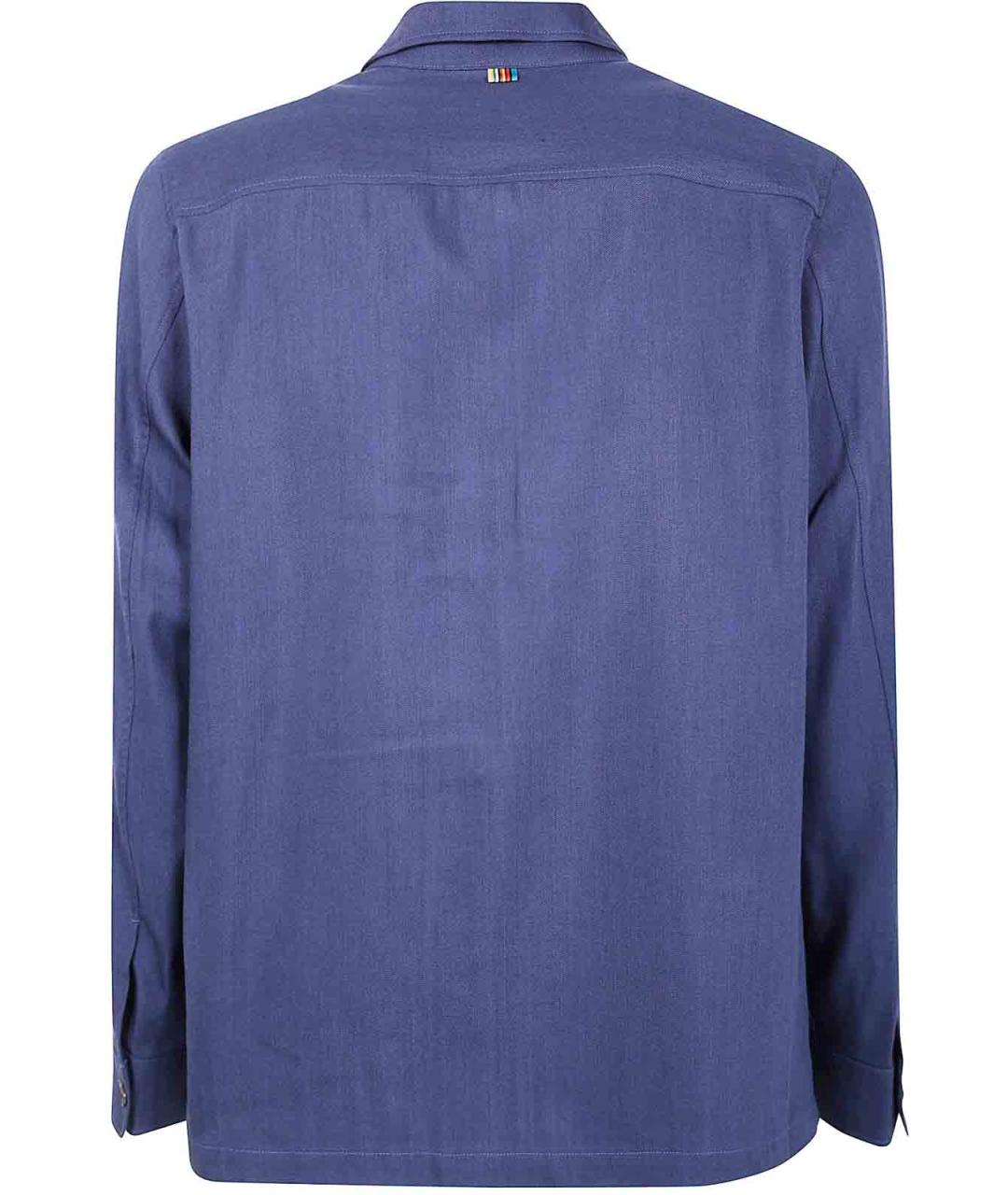 PAUL SMITH Синяя кэжуал рубашка, фото 2